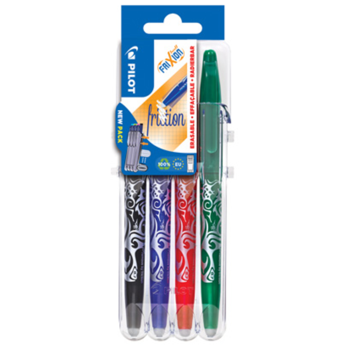 Pochette de 4 stylo-billes Frixion Ball