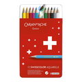Etui métal de 12 Crayons Aquarellables Swisscolor