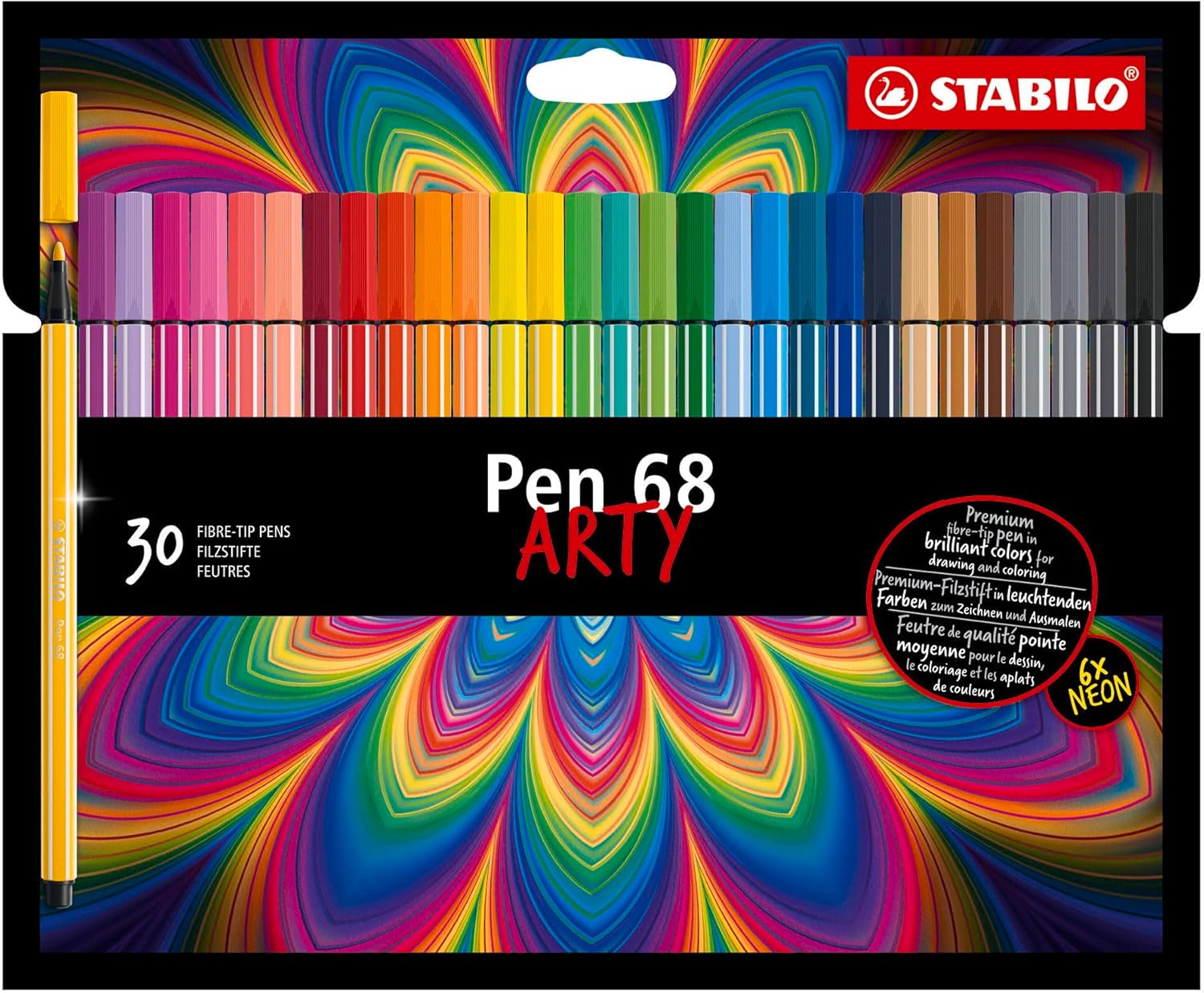 Pochette de 30 feutres Pen 68 Arty
