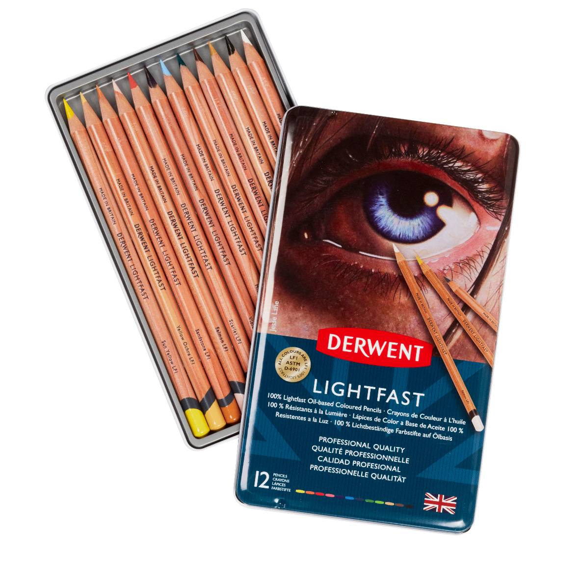 Boîte de 12 crayons de couleur Lightfast