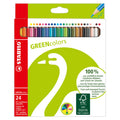Pochette de 24 crayons de couleur GREENcolors