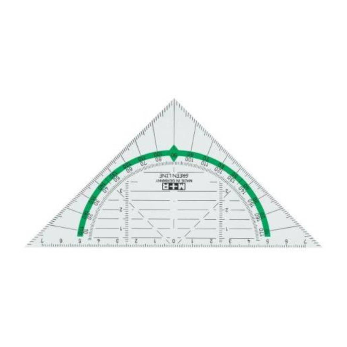 Equerre géométrique 16cm Green Line