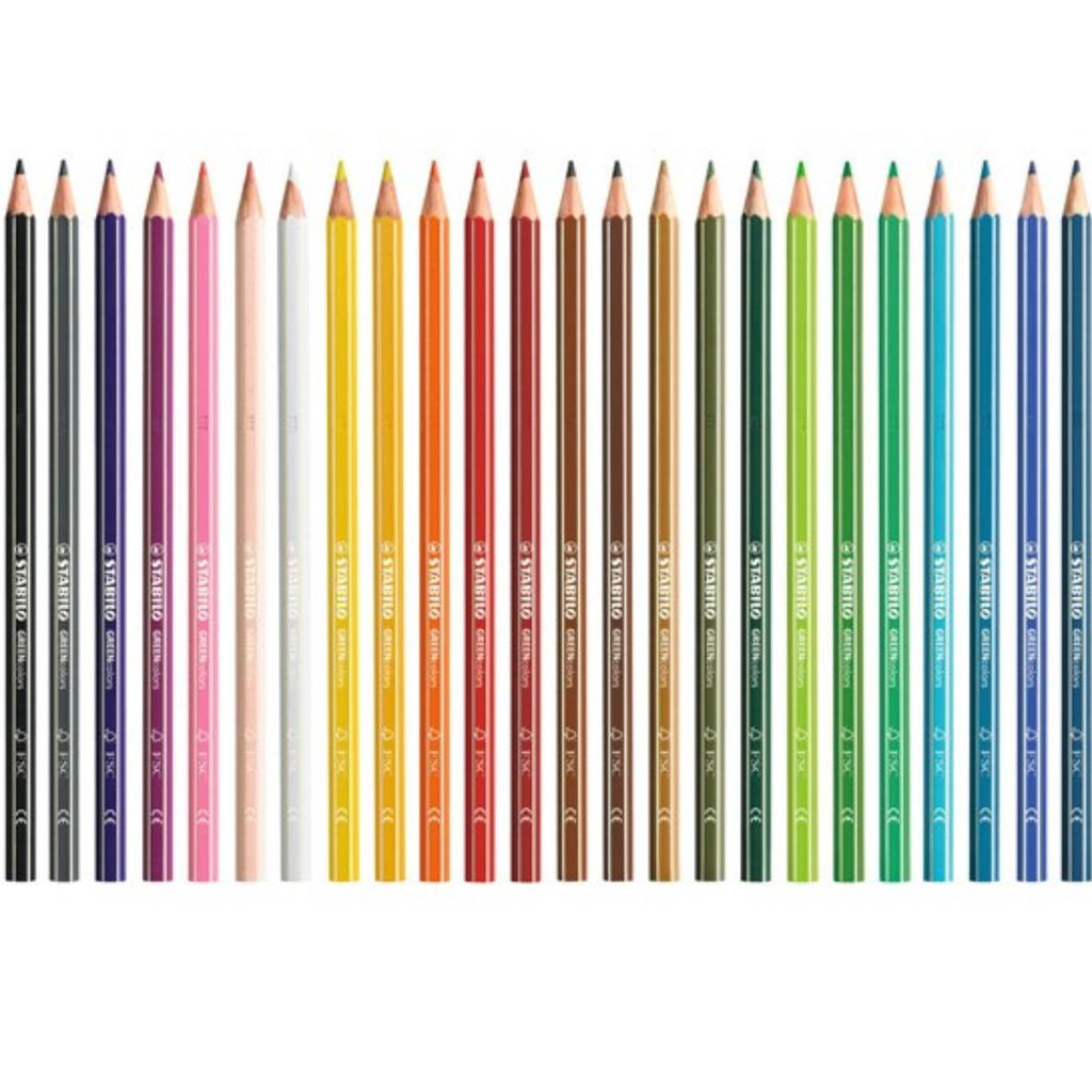 Pochette de 24 crayons de couleur GREENcolors