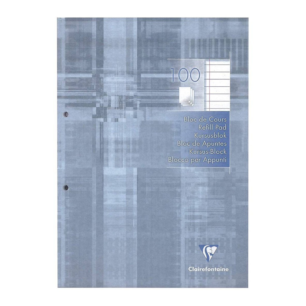 Bloc de cours A4 100 feuilles avec marge