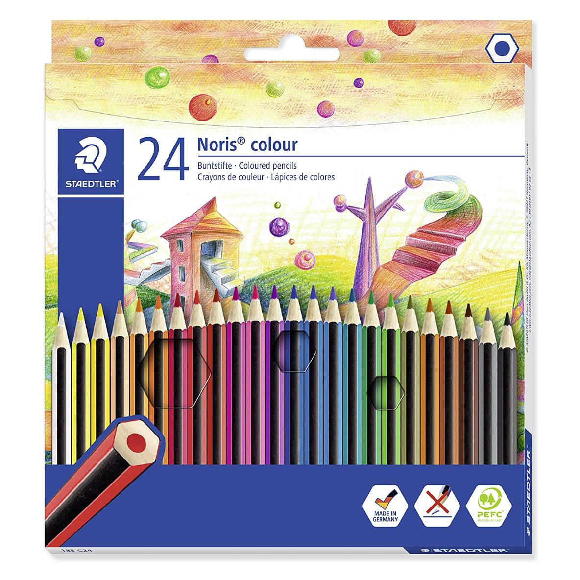 Crayons de couleur Noris Colour 185