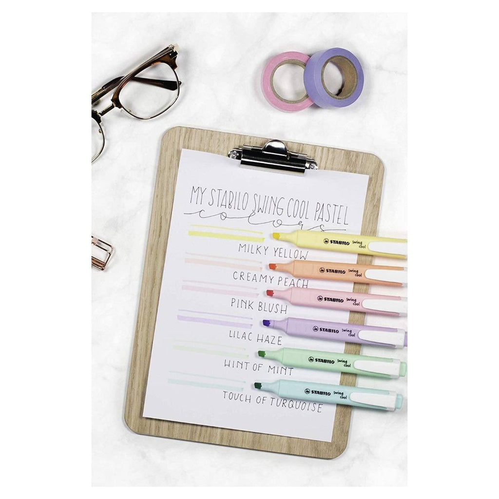 Pochette de 8 surligneurs Swing cool Pastel