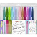 Pochette de 12 Brush sign pen