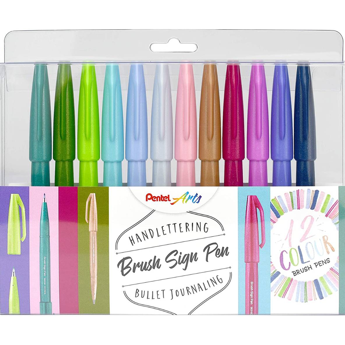 Pochette de 12 Brush sign pen