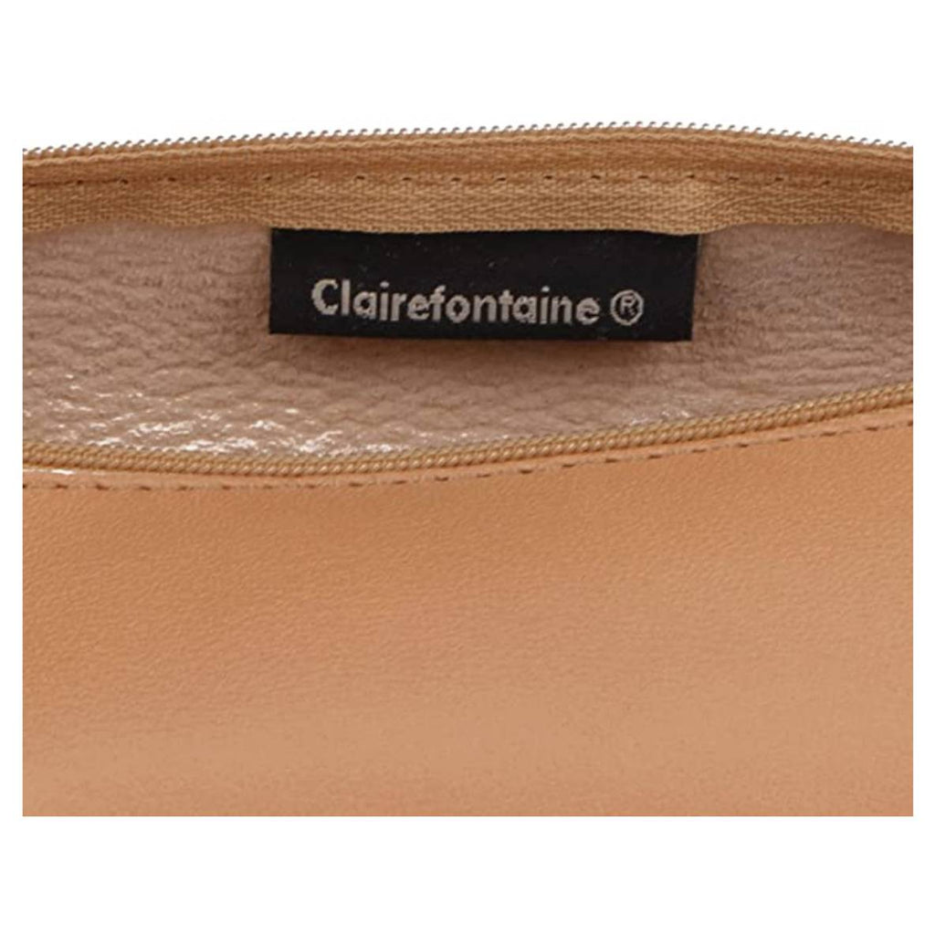 Trousse Scolaire Ronde en Cuir