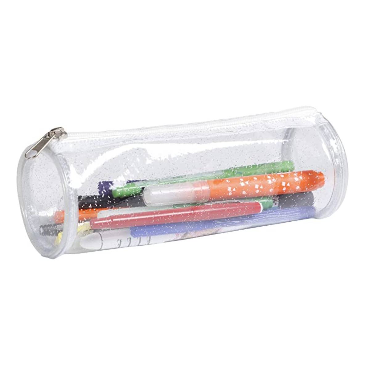Trousse Scolaire Ronde Transparente
