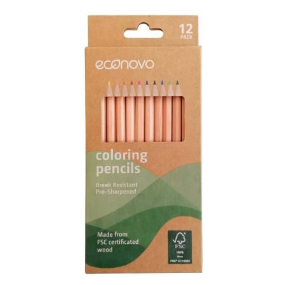 Set de 12 Crayons de Couleur