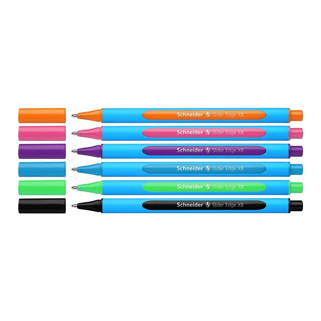 Pochette de 6 Stylo-billes Slider Edge XB