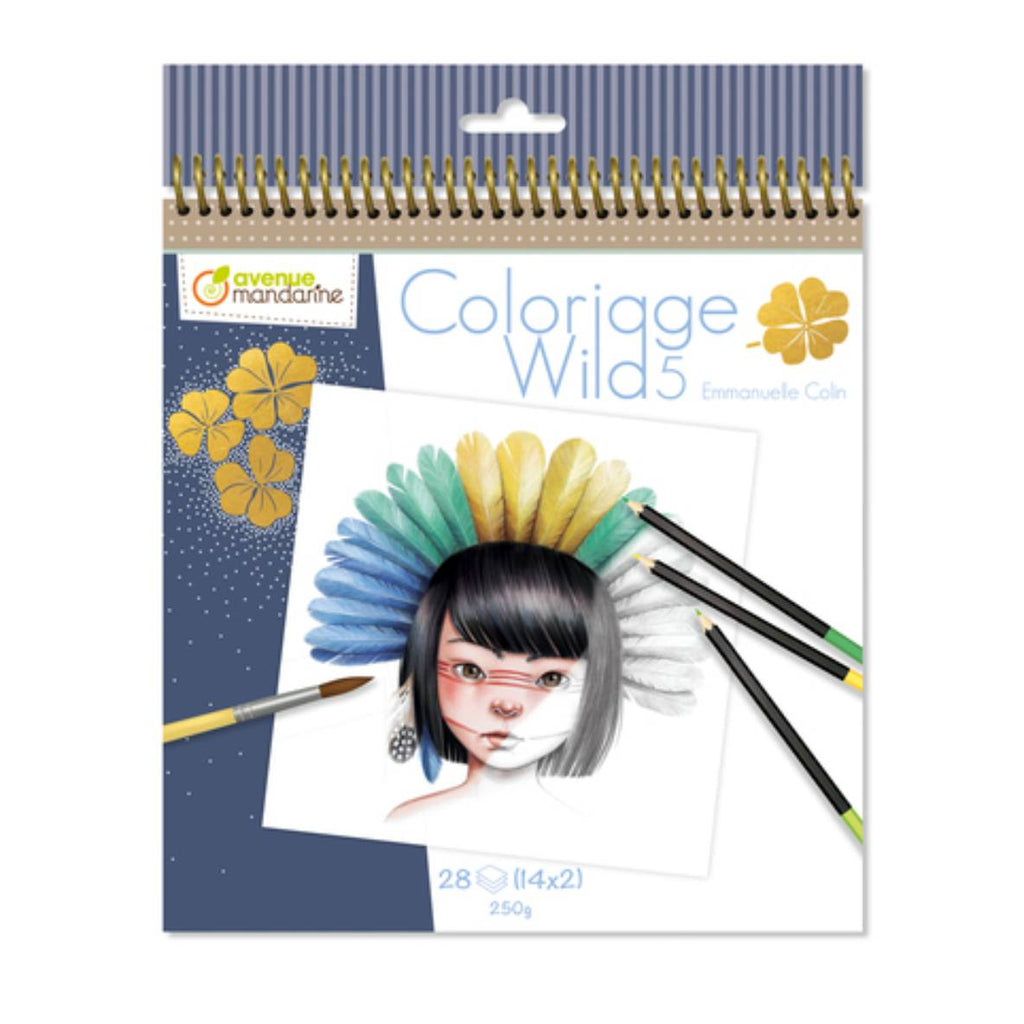 Carnet de Coloriage Wild