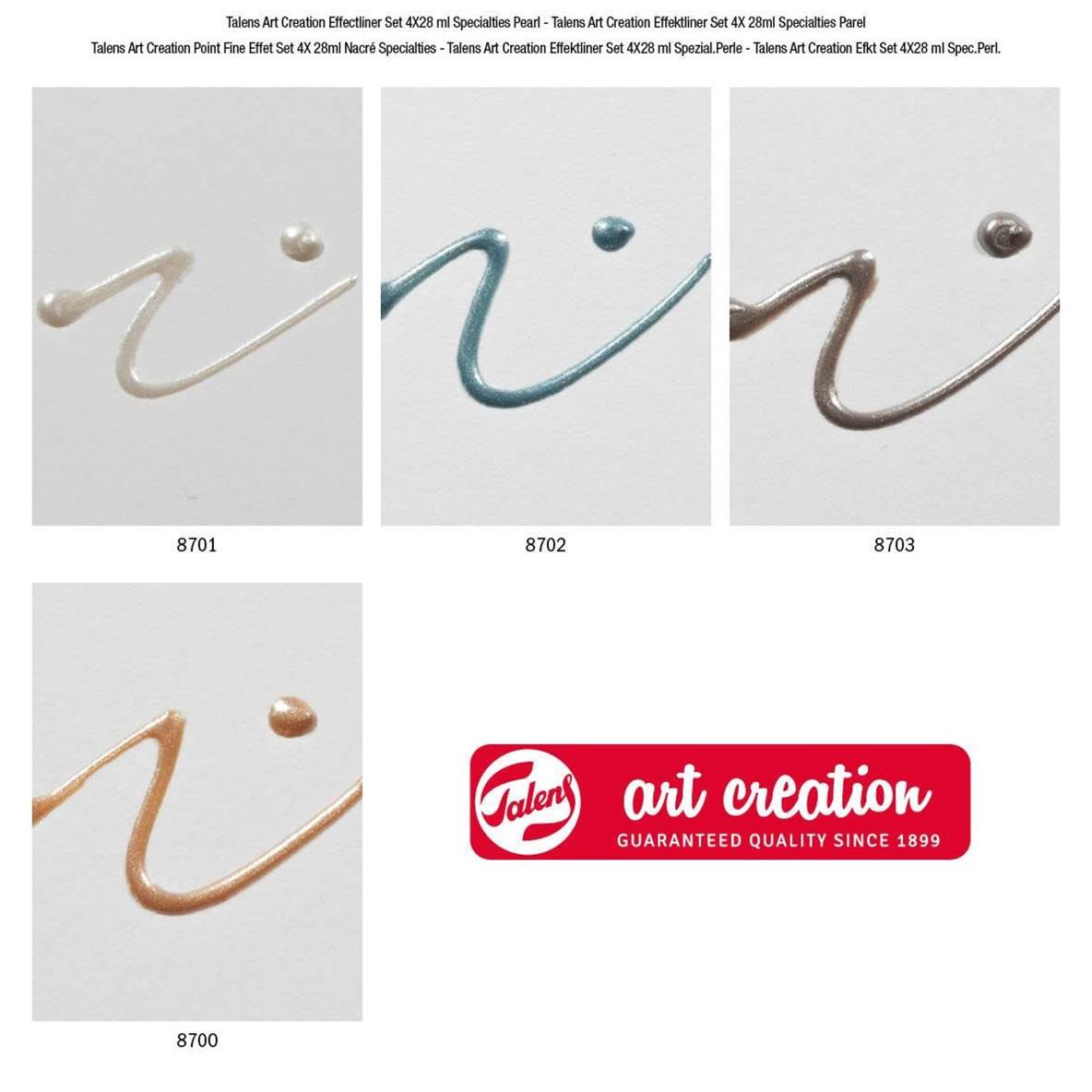 Set de 4 Effect Liner Nacré