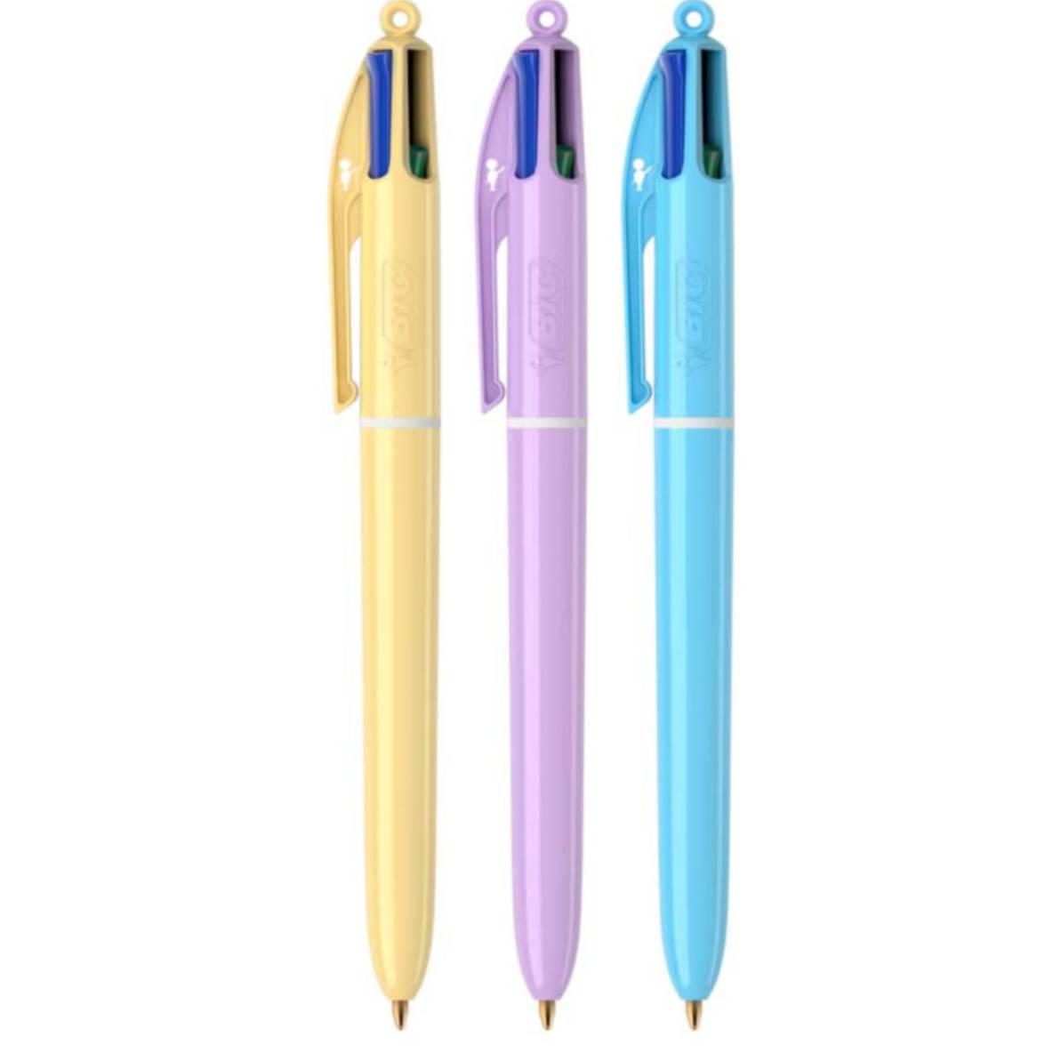 Stylo-bille 4 Couleurs Pastel
