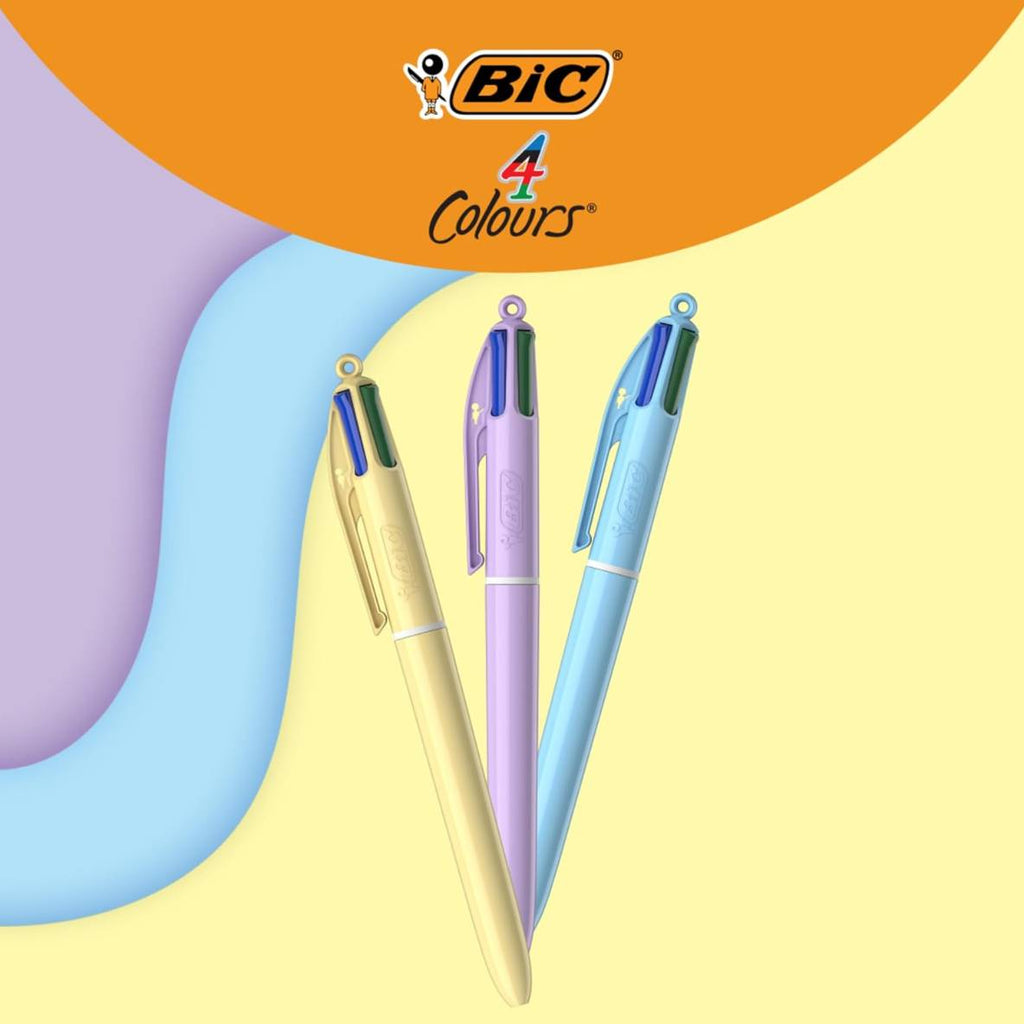 Stylo-bille 4 Couleurs Pastel