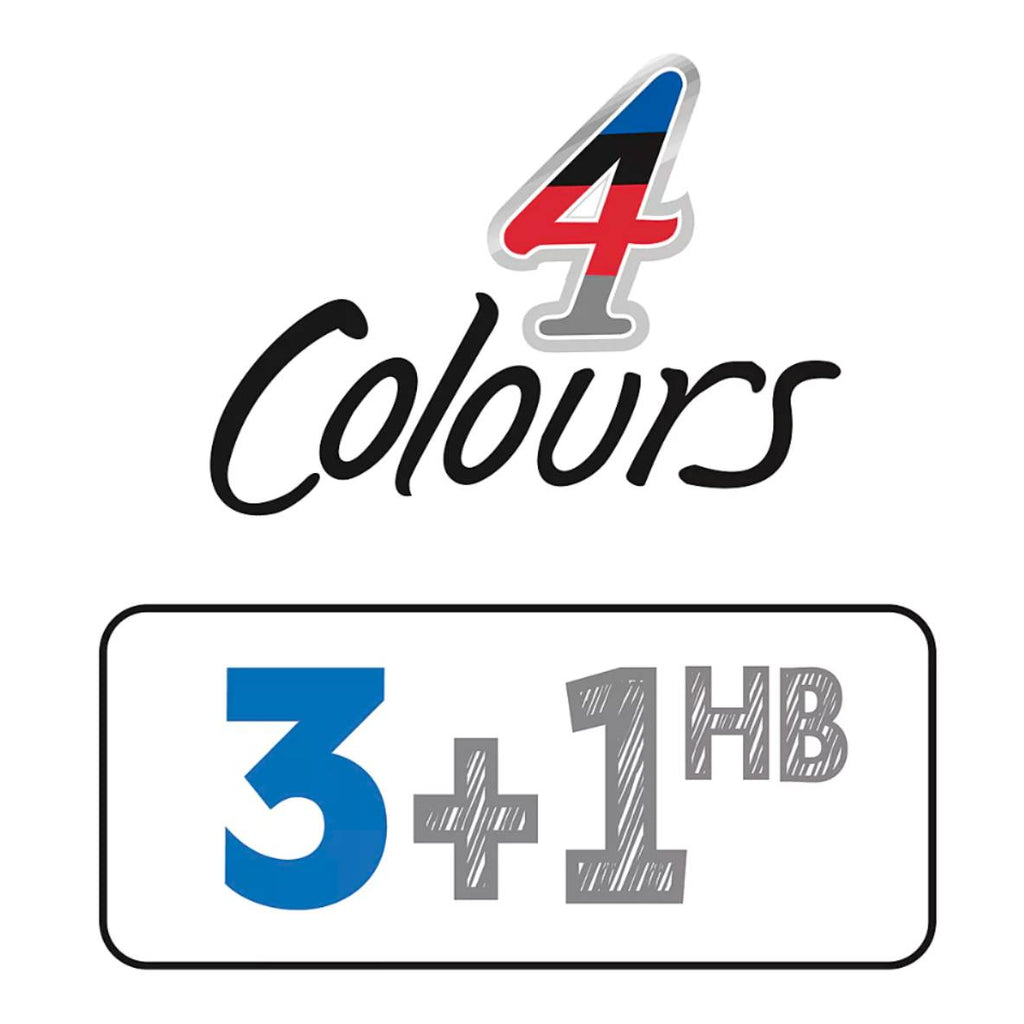 Stylo-bille 3 Couleurs + 1 HB